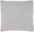 Light Gray Braided Chevron Throw Pillow